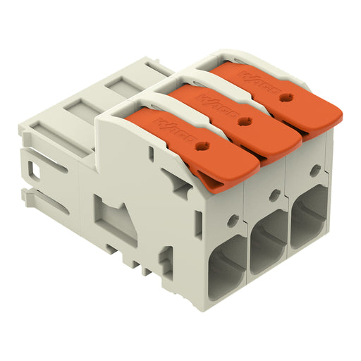 WAGO GmbH & Co. KG - Ein- und mehrpolige Klemmenleiste 1-Leiter-Stiftleiste 832-1203 Push-inCAGECLAMP,lgr − 45 Stück
