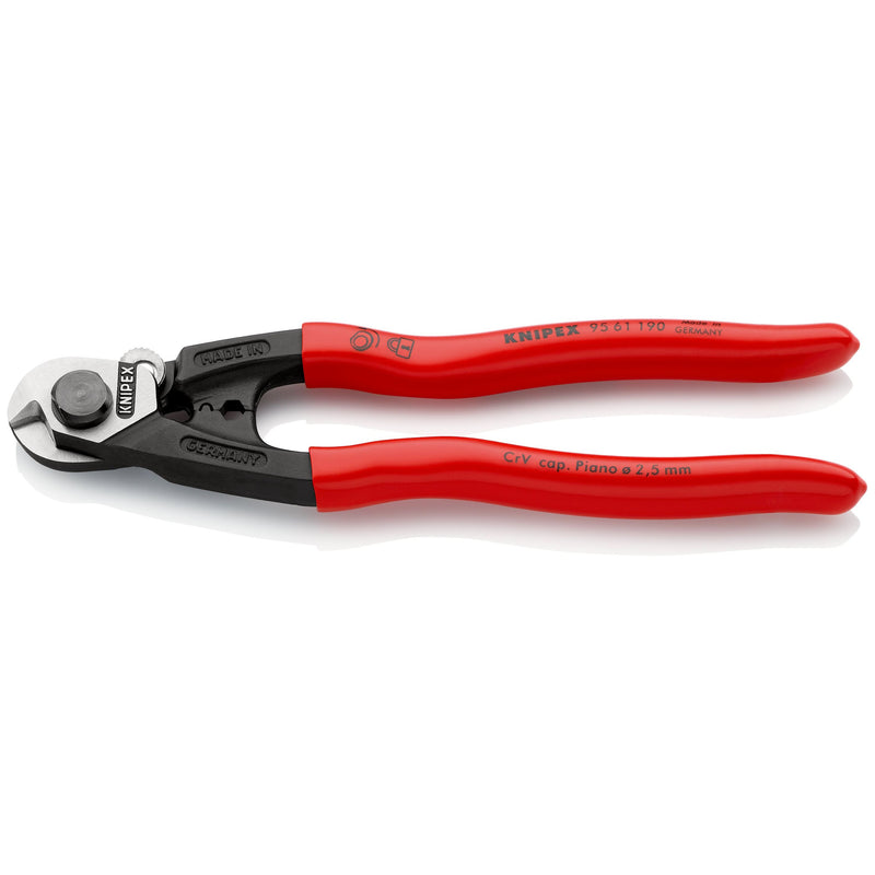 Knipex - Kabelschere Drahtseilschere 95 61 190 190mm