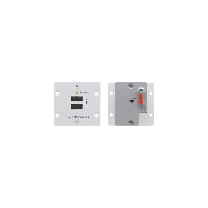 Kramer - Kommunikationstechnik-Adapter Wandplatten-Einsatz W-2UC(B) 2xUSB-Ladeausgang,sw