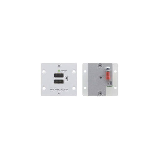 Kramer - Kommunikationstechnik-Adapter Wandplatten-Einsatz W-2UC(B) 2xUSB-Ladeausgang,sw