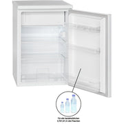 Bomann DA - Kühlschrank Kühlgerät m.GF KS 2184.1 ws 56cm,119L