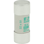 Eaton - Zylindrische Sicherung Sicherungseinsatz Nieders. CYLINDRICA#C22M16 16A AC 690V 80kA − 10 Stück