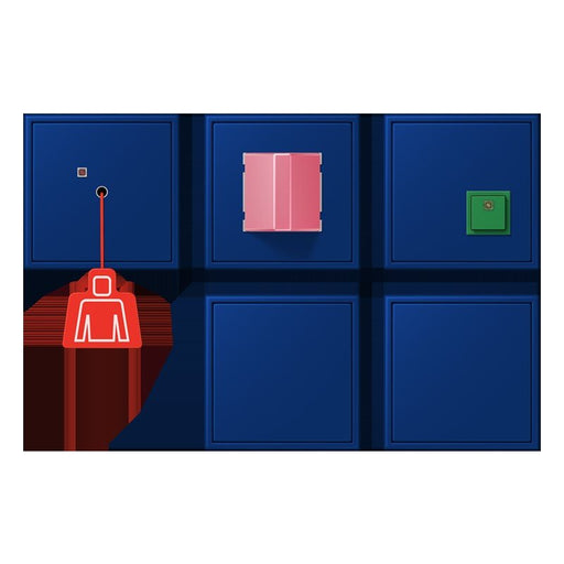 Jung - Behindertenelement für Installationsschalterprogramme Notrufset mit USV NRS LC 0834-2 261