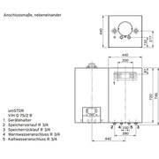 Vaillant - Zubehör/Ersatzteile für Gasheizkessel Paket 1.761/3 ecoTEC plus 8000014449