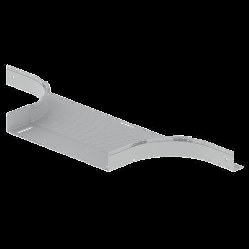 Unex - T-Stück für Kabelrinne T-Abzweiger 66428 lichtgrau, 60x400mm