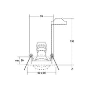 Brumberg Leuchten - Downlight/Strahler/Flutlicht Einbaustrahler GU10 36455680