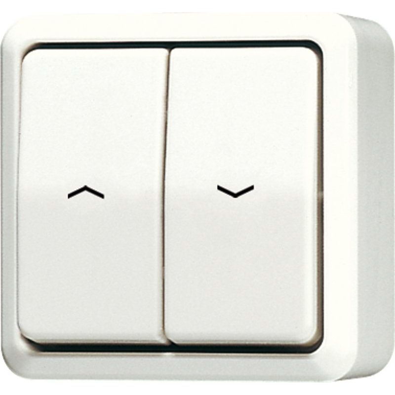 Jung - Jalousieschalter/-taster Jalousie-Wippschalter ws 609 VA 10AX 250V Sch.1-pol