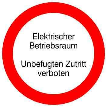 Jahn - Warn-/Hinweisschild Warnschild 01/056K