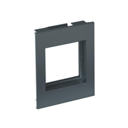 Rehau - Abdeckrahmen Rahmen 1-fach BRK CF1 M45 alu f.Modul 45 anth
