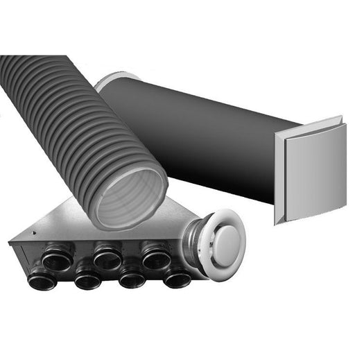 Glen Dimplex SEE - Spiralschlauch aus Kunststoff isoliert Paket Kunststoff-Flex DFP DZA 110 dezentrale Zuluft