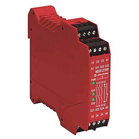 Rockwell - Gerät zur Überwachung von sicherheitsgerichteten Stromkreisen Sicherheitsrelais 440R-N23126 MSR127TP Bulletin GM − 1 Stück