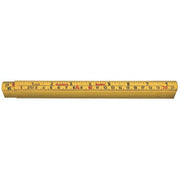 Hultafors - Gliedermaßstab Glasfasergliedermassstab G61-2-10 -mm/Zoll- 2m − 10 Stück