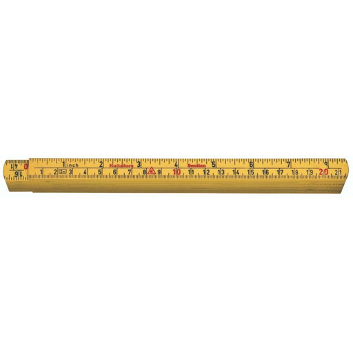 Hultafors - Gliedermaßstab Glasfasergliedermassstab G61-2-10 -mm/Zoll- 2m − 10 Stück