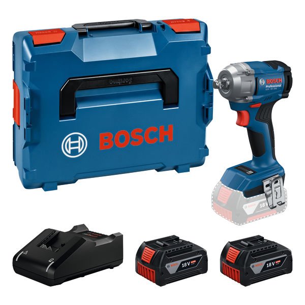 Bosch - Schlagschrauber (Akku) Akku-Drehschlagschrauber 06019M5022 GDS 18V-350, Set