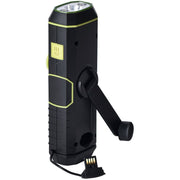 Hückmann - Taschenleuchte Dynamo Taschenlampe SB-5032B FM Radio, Powerbank