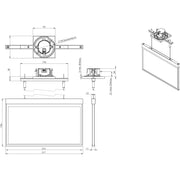 RP-Technik - Sicherheitsleuchte LED-Rettungszeichenleuchte AXEC009ML-AZ ZB + ML, anthrazit
