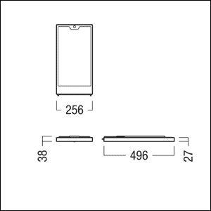 Zumtobel Group - Stehleuchte Leuchtenkopf ARTELEASUP #42189640 927 - 965, weiß