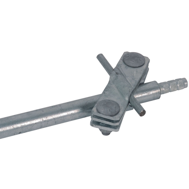 DEHN - Anschlussklemme für Stab-/Tiefenerder TE-Anschlussschelle 620 015 St/tZn D20 f.Rd7-10