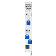 GSAB Elektrotechnik - CEE-Steckdosen-Kombination (IEC 60309) Systemleiste 99.00.024-Z 3xSchutzk.+3xZähler