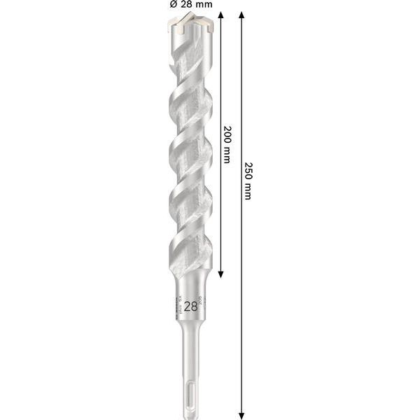 Bosch - Bohrer PRO SDS plus-5X 2608707241 Hammerbohrer 28 x