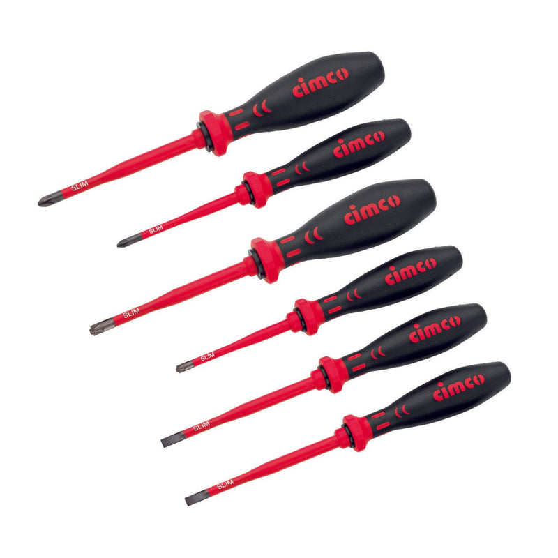 Cimco Werkzeuge - Schraubendreherset Elektr.Schraubendreher-Set 117852 1000V SLIM2 6-teilig
