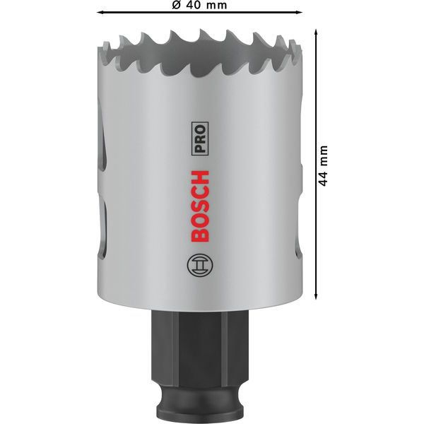 Bosch - Lochsäge PRO Multi Material PC Plus 2608594381 Lochsäge, 40 mm