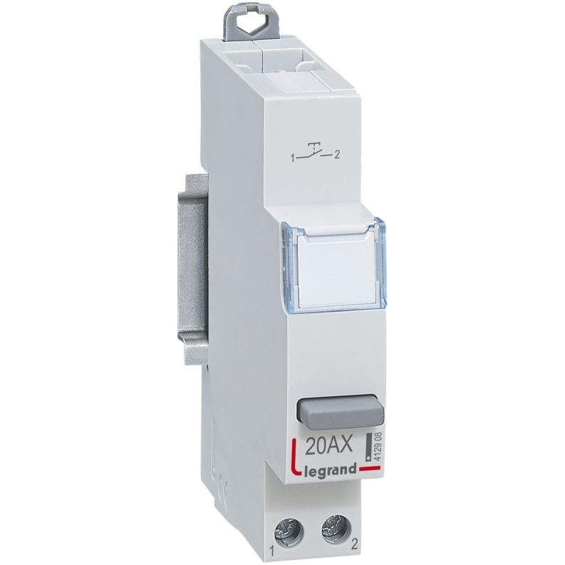 Legrand - Taster für Reiheneinbau Reiheneinbautaster Legrand 412908 20A 1S 230V