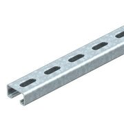 OBO Bettermann - Stiel/Profilschiene Profilschiene MS4121P0200FT gelocht,Schlw. 22mm − 1 Stück