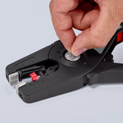 Knipex - Abisolier-/Abmantelwerkzeug Abisolierzange autom. 12 52 195 SB 0,03-16qmm PreciStri