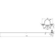 DEHN - Befestigungsschelle für Kabel/Rohre Befestigungsschelle BS D50 SB50.300 V2A f.Rohre 90-300mm