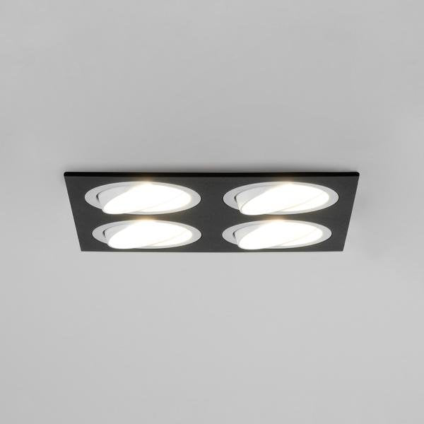 Brumberg Leuchten - Downlight/Strahler/Flutlicht Einbaumodul quadratisch 45031560 4-fach