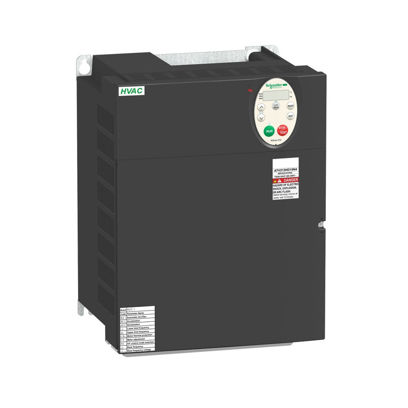 Schneider Electric - Frequenzumrichter =< 1 kV Frequenzumrichter ATV212HD18N4 18,5KW 480V 3PH,IP20 − 1 Stück