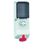 Bals Elektrotech - CEE-Steckdose abschaltbar, abgesichert (IEC 60309) Wandsteckdose abschaltbar 17057 abgesichert 32A 4p