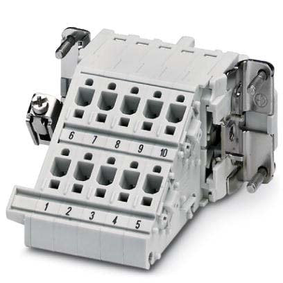 Phoenix Contact - Kontakteinsatz für Rechtecksteckverbinder Klemmenadapter HC-B 10-A-DT-PER-F − 5 Stück