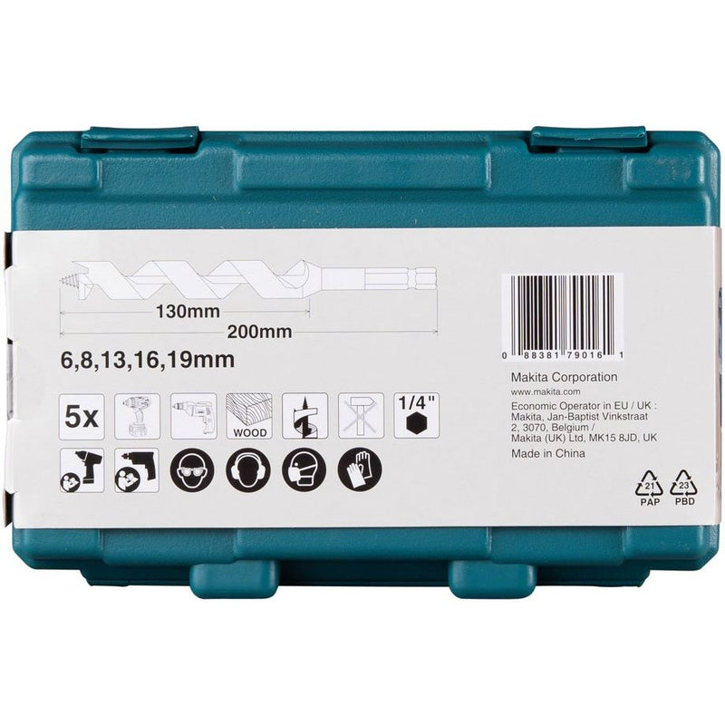 Makita - Bohrer-Set Schlangenbohrer-Set D-75677