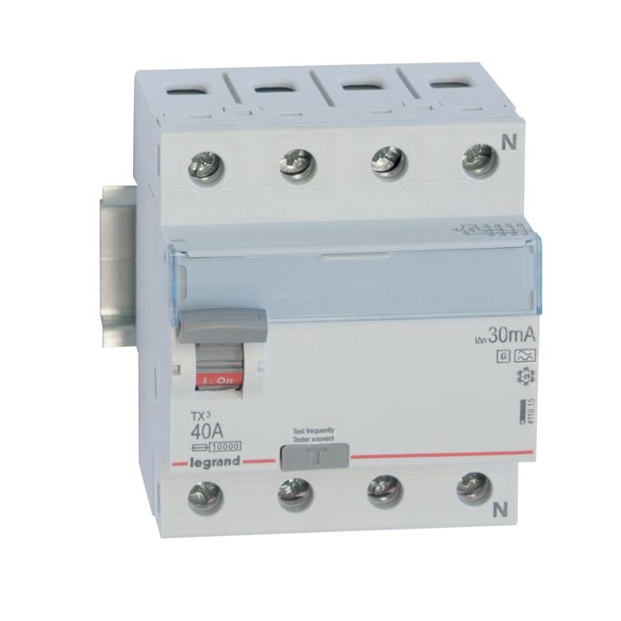 Legrand - Fehlerstrom-Schutzschalter Fehlerstromschutzschalter Legrand 411815 40A, 4-polig, 30mA