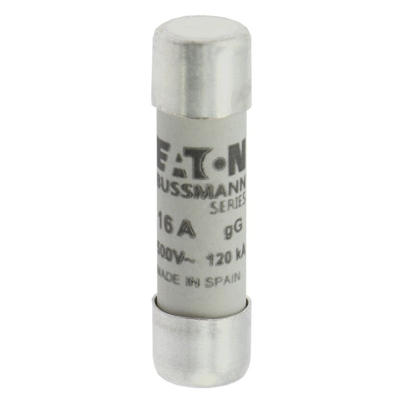 Eaton - Zylindrische Sicherung Sicherungseinsatz Nieders. C10G16 16A AC 500V 120kA − 10 Stück