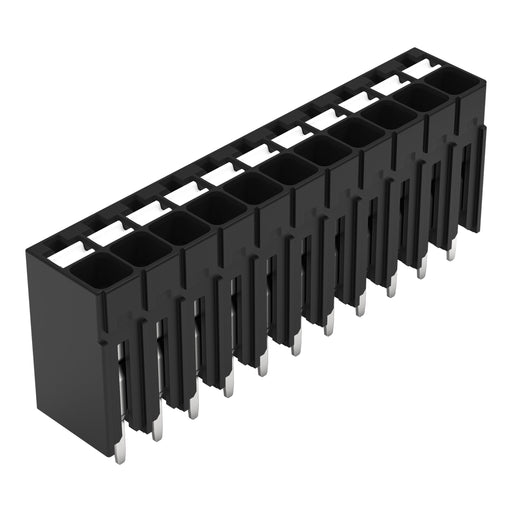 WAGO GmbH & Co. KG - Leiterplattenklemme THR-Leiterplattenklemme 2086-1111/300-000 Drücker,1,5mm²,sw − 84 Stück