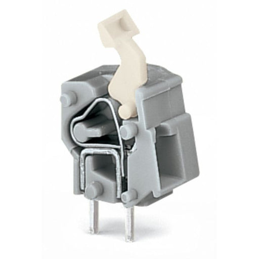WAGO - Leiterplattenklemme Anreihbare Leiterplattenk. 257-551 Drücker,2,5mm²,gr − 100 Stück