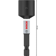 Bosch - Steckschlüssel PRO Nutsetter Impact, 1/2 2608521U70 x 65 mm 2 9/16