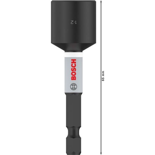 Bosch - Steckschlüssel PRO Nutsetter Impact, 1/2 2608521U70 x 65 mm 2 9/16