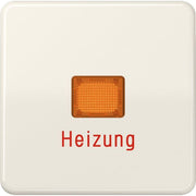 Jung - Abdeckung/Bedienelement für Installationsschalterprogramme Wippe Aufs.Heizung/Notsch. CD 590 BFH mit Lichtfenster