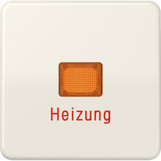 Jung - Abdeckung/Bedienelement für Installationsschalterprogramme Wippe Aufs.Heizung/Notsch. CD 590 BFH mit Lichtfenster