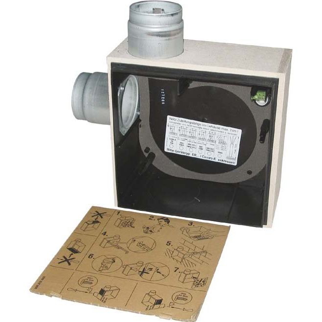 Maico - Ventilatorgehäuse für innenliegende Bäder und Küchen Abluftsystem ER - UPB/L Brandschutzgehaeuse