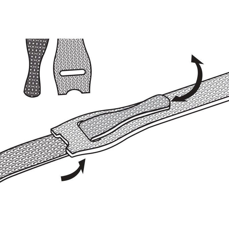 HellermannTyton - Kabelbinder Textie S BK (VE10) 150x12,5mm