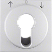 Berker - Abdeckung/Bedienelement für Installationsschalterprogramme Zentralstück alu matt 15061404 f.Jalousie-sch.-tas