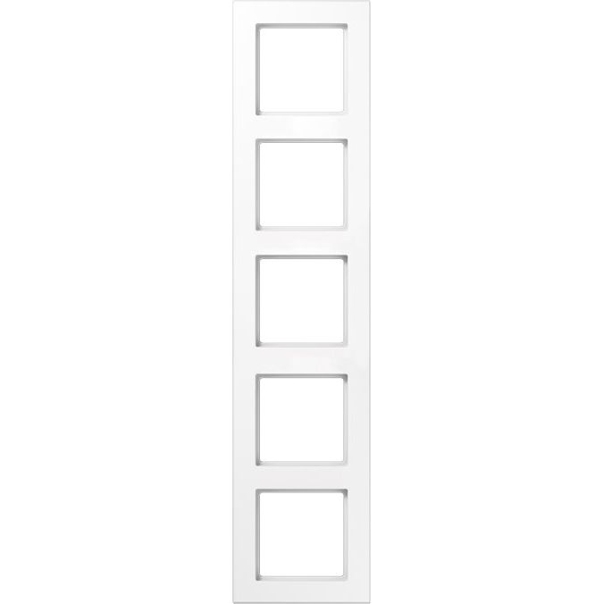 Jung - Abdeckrahmen Rahmen 5-fach aws AC 585 WW waage/senkrecht