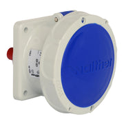 Walther Werke - CEE-Anbausteckdose (IEC 60309) Anbaudose gerade 32A 439409 4P 230V 9h IP67