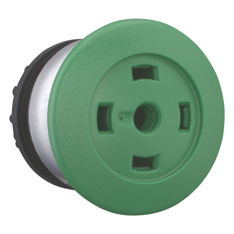 Eaton - Frontelement für Pilztaster Pilzdrucktaste M22-DP-G-X grün,blanko