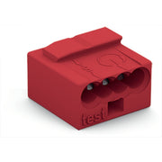 WAGO - Steckklemme Verb.dosenklemme 243-804 rt 4x0,6-0,8mm − 100 Stück